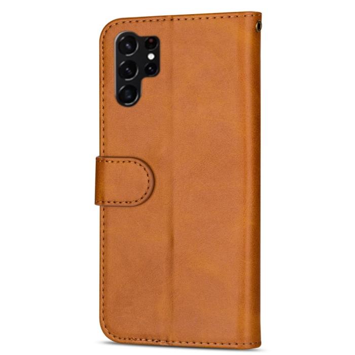 Bild 5,  Samsung Galaxy S23 Ultra Fodral Multifunktionell Brun - Teknikhallen.se