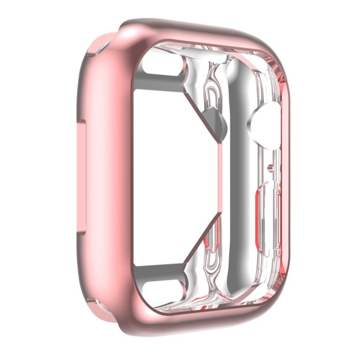Bild 6,  Apple Watch 7/8 45mm Skal TPU Electroplate Rosa - Teknikhallen.se
