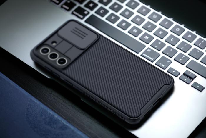 Bild 3, NILLKIN NILLKIN Samsung Galaxy S21 FE Skal CamShield Pro Svart - Teknikhallen.se