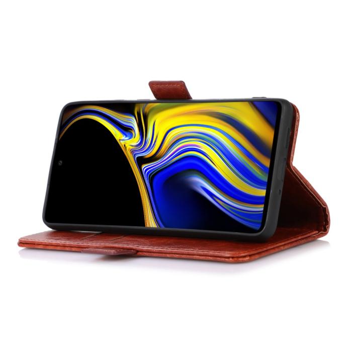Bild 4,  Samsung Galaxy A53 5G Fodral Crazy Horse Brun - Teknikhallen.se