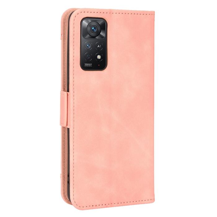Bild 3,  Xiaomi Redmi Note 11 Pro 5G Fodral Avtagbart Kortfodral Ljus Rosa - Teknikhallen.se
