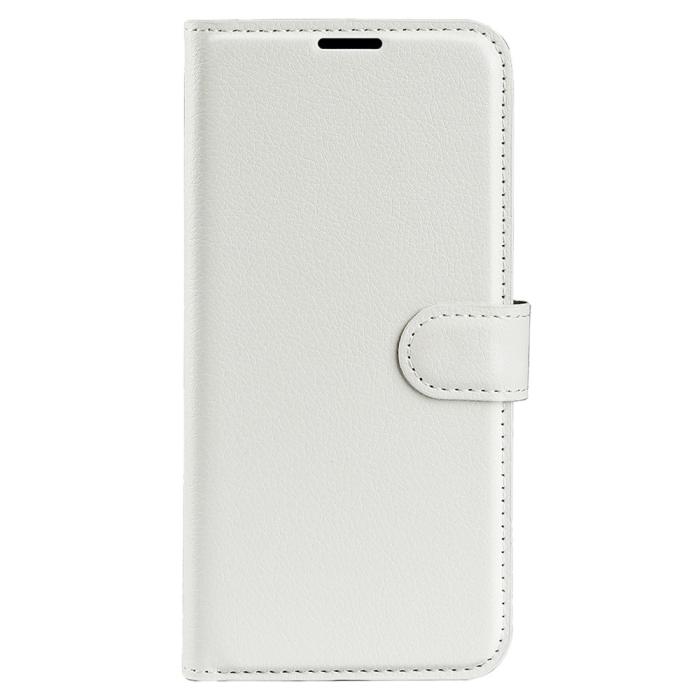 Bild 5,  Xiaomi Redmi 13C 4G Fodral Litchi Läder Vit - Teknikhallen.se