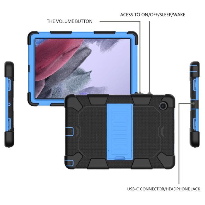 Bild 6,  Samsung Galaxy Tab A8 10.5 (2021) Skal Shockproof Hybrid Kickstand - Teknikhallen.se