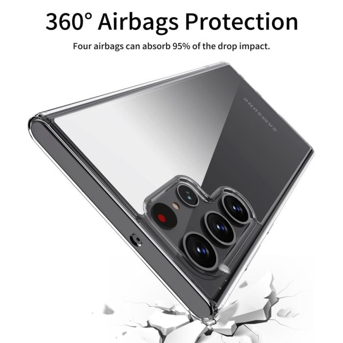 Bild 3, LEEU DESIGN LEEU DESIGN Samsung Galaxy S22 Ultra Skal TPU Shockproof - Teknikhallen.se