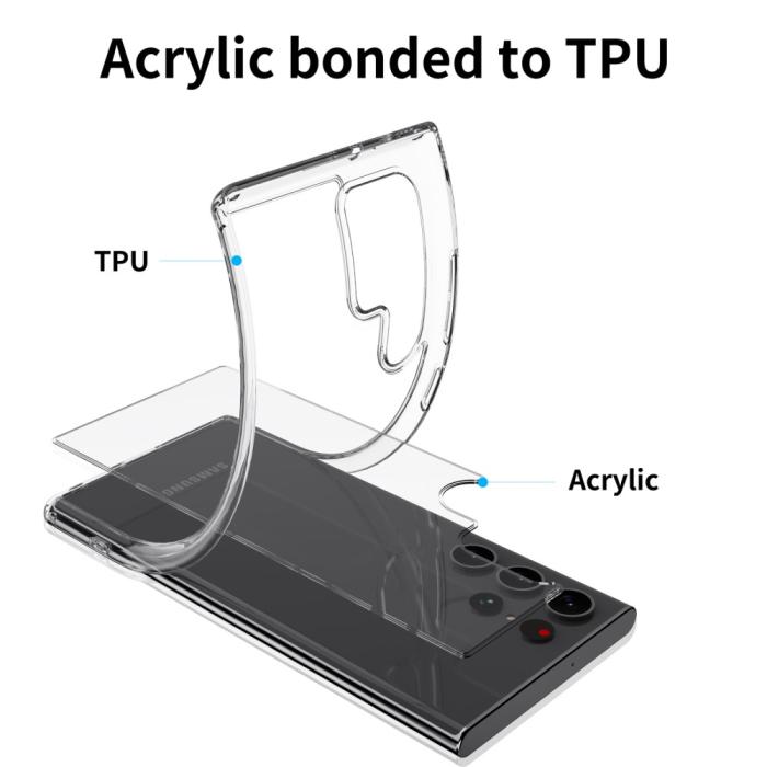 Bild 5, LEEU DESIGN LEEU DESIGN Samsung Galaxy S22 Ultra Skal TPU Shockproof - Teknikhallen.se