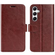  Samsung Galaxy A35 5G Fodral Crazy Horse L&auml;der Brun - Teknikhallen.se