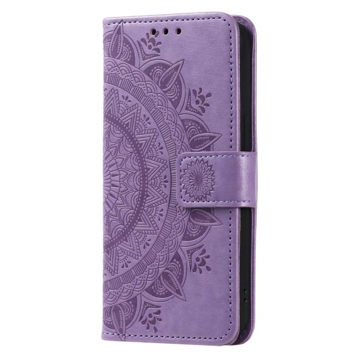 Bild 5,  Sony Xperia 1 VII Fodral Mandala Läder Lila - Teknikhallen.se