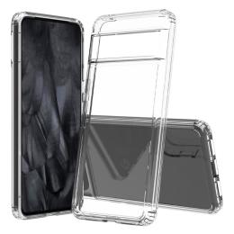  Google Pixel 8 Pro Skal Akryl/TPU Hybrid Transparent - Teknikhallen.se