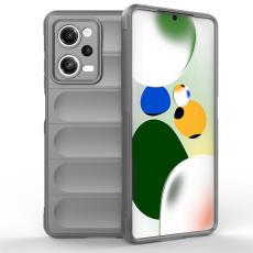  Xiaomi Redmi Note 12 Pro 5G Skal Magic Shield Ljus Gr&aring; - Teknikhallen.se