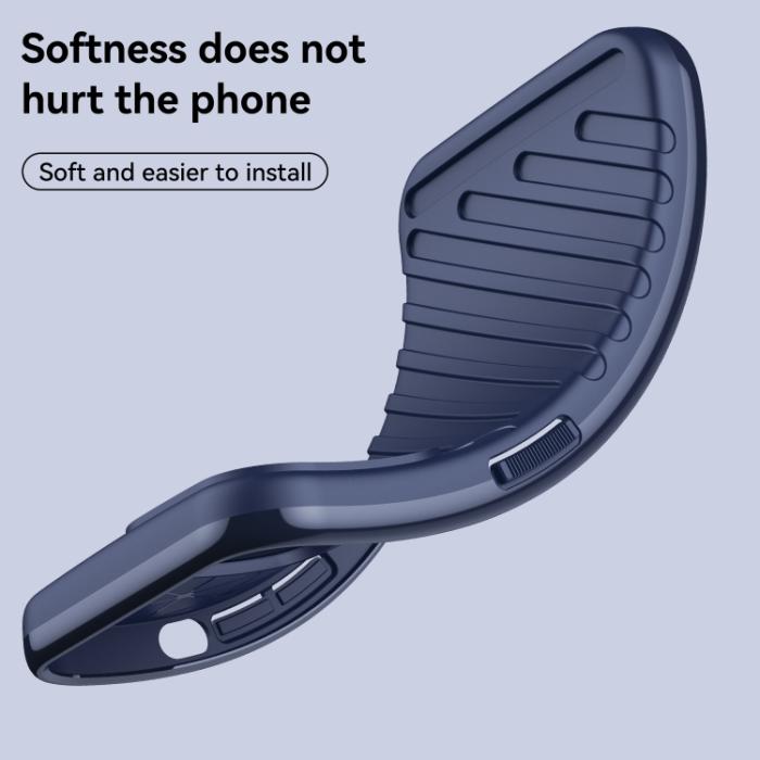 Bild 5,  Motorola Edge 30 Pro Skal Twill Textur Blå - Teknikhallen.se