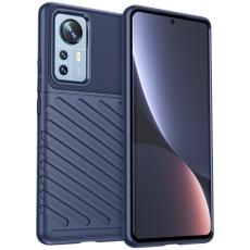  Xiaomi 12 Pro Skal Twill Textur Bl&aring; - Teknikhallen.se