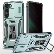  Samsung Galaxy S23 Plus Skal Ring CamShield Gr&ouml;n - Teknikhallen.se