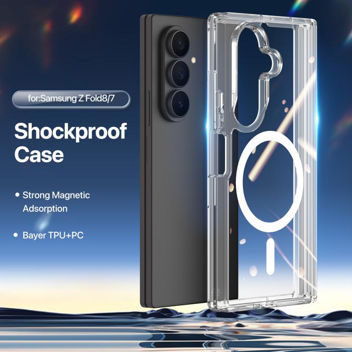 Bild 3, DUX DUCIS DUX DUCIS Samsung Galaxy Z Fold 8 Ultra Skal MagSafe Clin Series - Teknikhallen.se