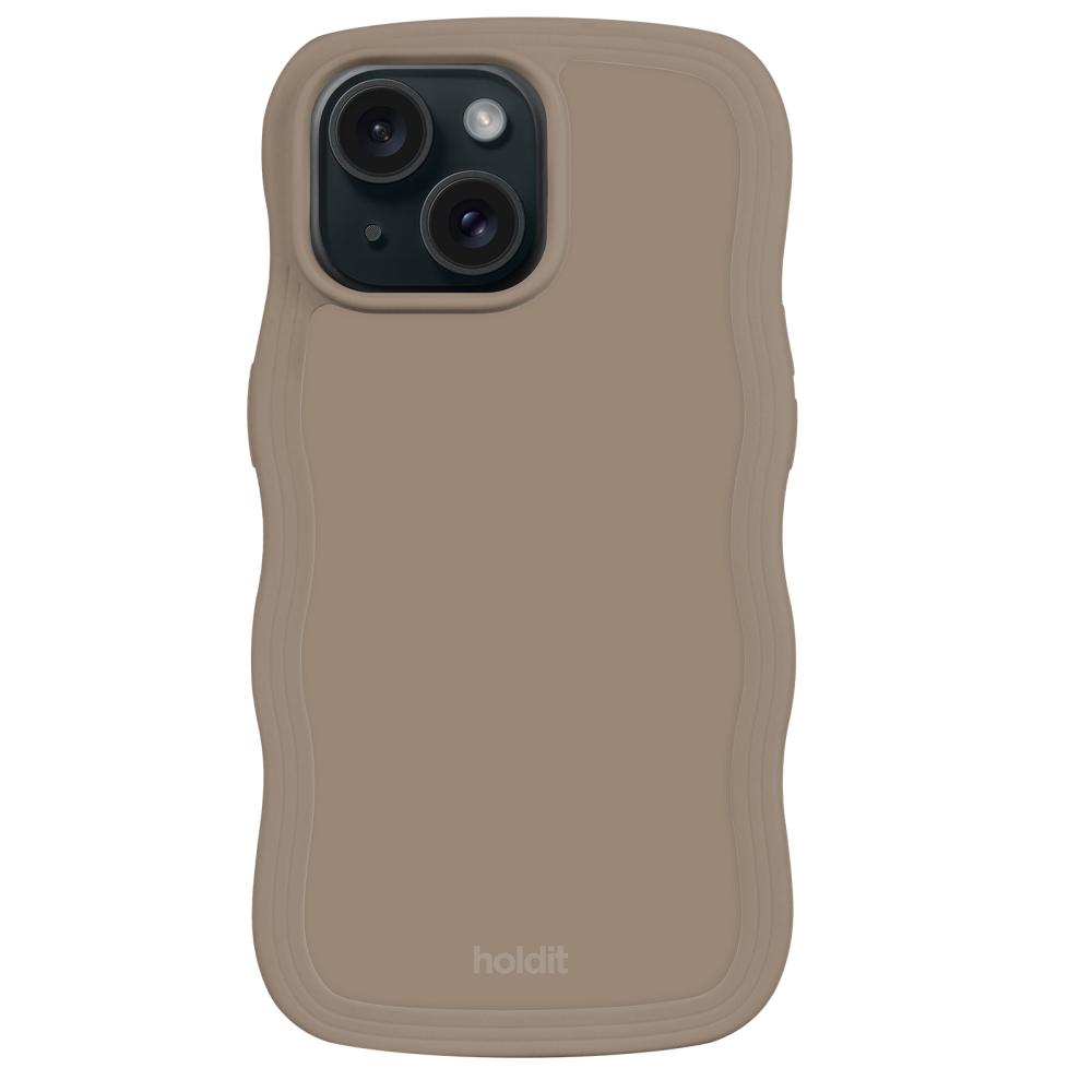 holdit holdit iPhone 15/14/13 Skal Wavy Mocha Brown - Teknikhallen.se