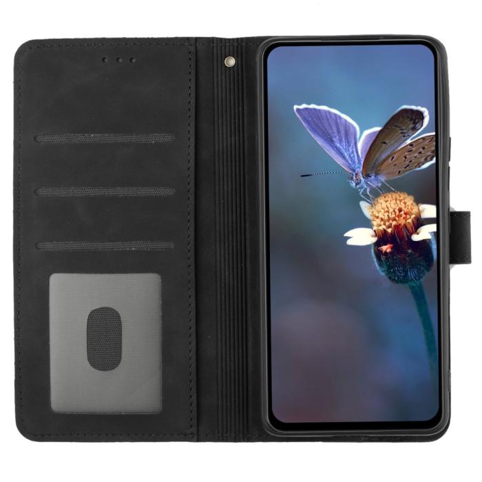 Bild 3,  Samsung Galaxy S24 Ultra Fodral Blommigt Tryck Svart - Teknikhallen.se