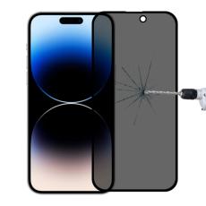  iPhone 14 Pro Sk&auml;rmskydd H&auml;rdat Glas Privacy - Teknikhallen.se
