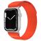 ColorPop Apple Watch 42/44/45/49 mm Armband Nylon Trail Loop Orangeröd - Teknikhallen.se