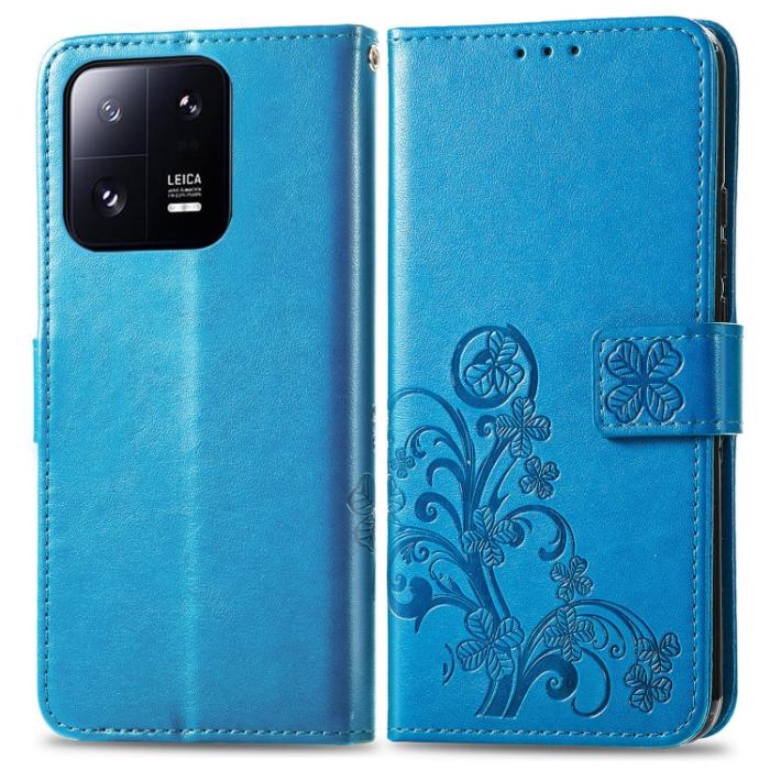 Bild 2,  Xiaomi 13 Pro 5G Fodral Med Blommigt Tryck Blå - Teknikhallen.se