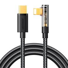 JOYROOM Joyroom 1.2m 20W USB-C - Lightning Elbow Laddningskabel Svart - Teknikhallen.se