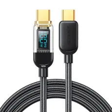 JOYROOM Joyroom 1.2m 20W PD USB-C - Lightning Nylonkabel Svart - Teknikhallen.se