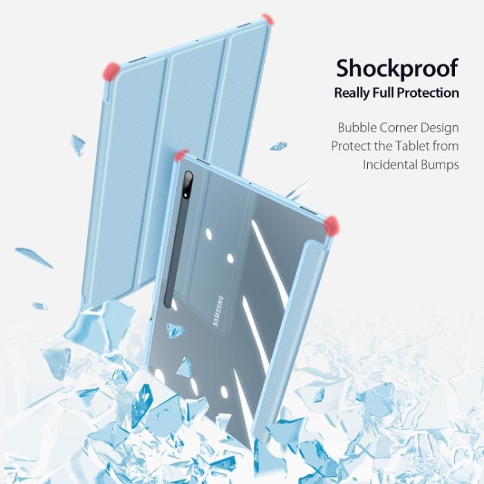 Bild 6, DUX DUCIS DUX DUCIS Galaxy Tab S8 Ultra Fodral TOBY Tri-Fold Blå - Teknikhallen.se