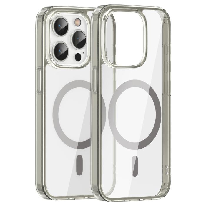 Bild 2, ColorPop ColorPop iPhone 15 Pro Skal CH MagSafe Transparent/Titanium - Teknikhallen.se