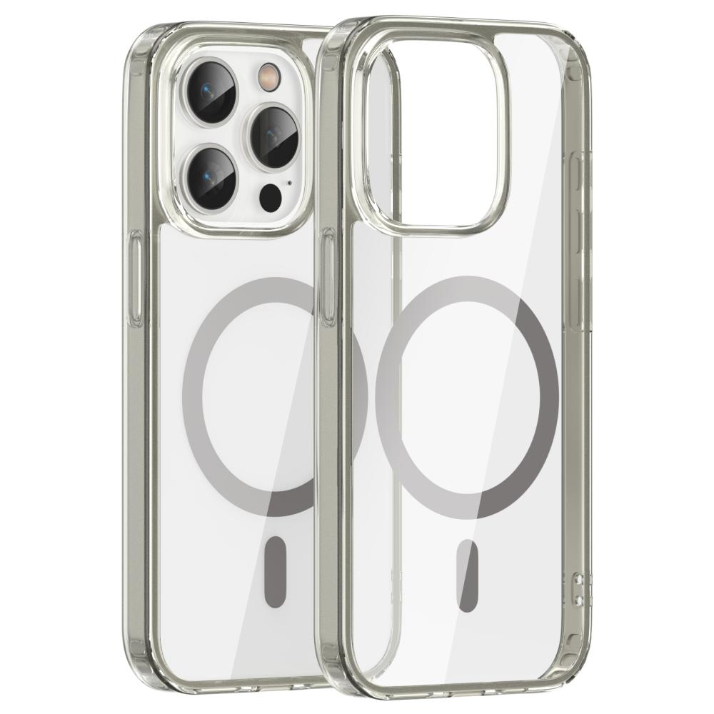 ColorPop ColorPop iPhone 15 Pro Skal CH MagSafe Transparent/Titanium - Teknikhallen.se