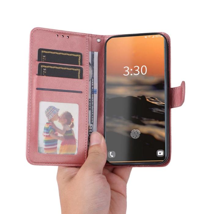 Bild 5,  Samsung Galaxy S23 Ultra Fodral Läder Roséguld - Teknikhallen.se