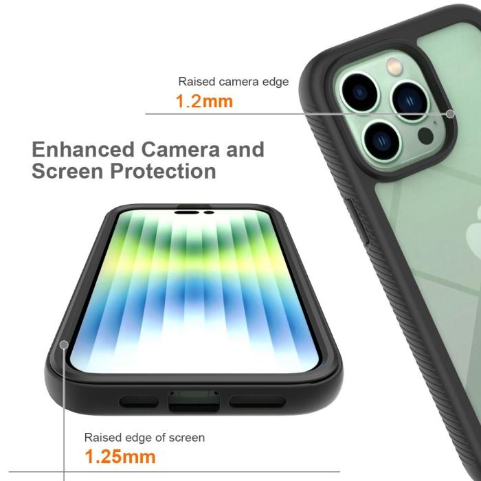 Bild 3,  iPhone 14 Pro Max Skal 360 Hybrid Defense Svart - Teknikhallen.se