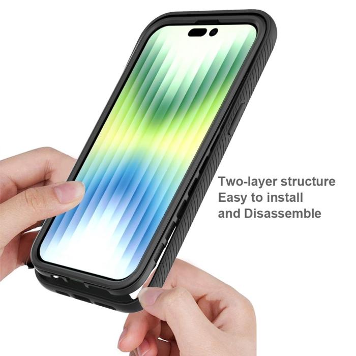 Bild 4,  iPhone 14 Pro Max Skal 360 Hybrid Defense Svart - Teknikhallen.se