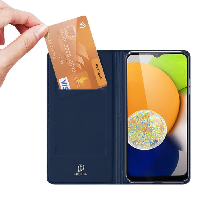 Bild 4, DUX DUCIS DUX DUCIS Samsung Galaxy A03 Fodral Skin Pro Blå - Teknikhallen.se