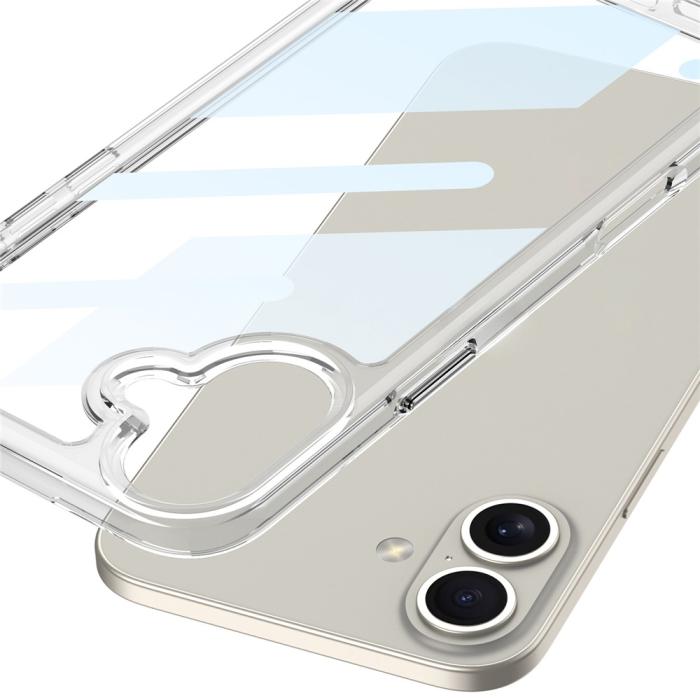 Bild 2, GKK GKK iPhone 16 Plus Skal Shockproof TPU Crystal Clear - Teknikhallen.se