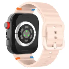  Huawei Watch Fit 4 Pro / 4 / 3 Klockarmband Wave Silikon Rosa - Teknikhallen.se