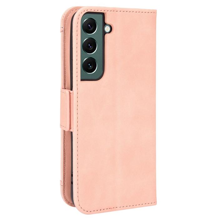 Bild 3,  Samsung Galaxy S22 Plus Fodral Avtagbart Kortfodral Ljus Rosa - Teknikhallen.se