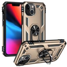  iPhone 14 Plus Skal Shockproof Ring Guld - Teknikhallen.se
