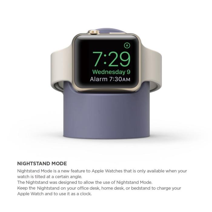 Bild 2,  Apple Watch Silikon Stativ Blå - Teknikhallen.se