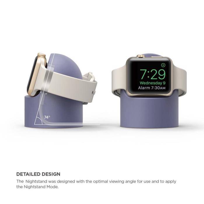 Bild 5,  Apple Watch Silikon Stativ Blå - Teknikhallen.se