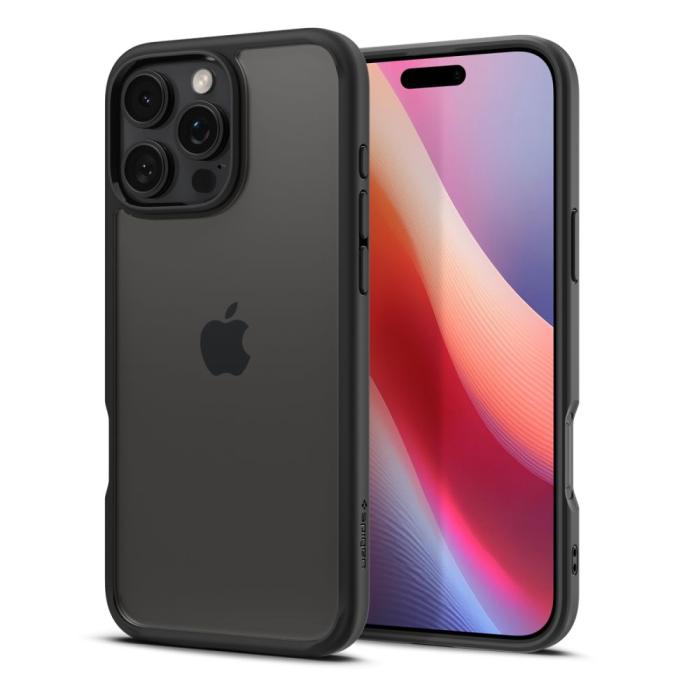 Bild 2, Spigen Spigen iPhone 16 Pro Skal Ultra Hybrid Matt Svart - Teknikhallen.se