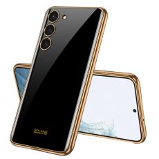 GKK GKK Galaxy S24 Skal H&auml;rdat Glas Electroplate Mystisk Svart - Teknikhallen.se