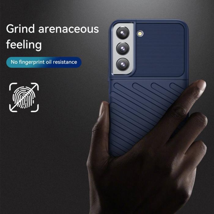 Bild 3,  Samsung Galaxy S23 Skal Twill Textur Blå - Teknikhallen.se