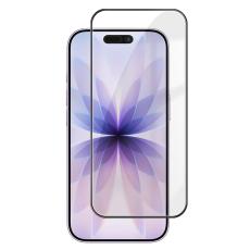  iPhone 18 Sk&auml;rmskydd Helt&auml;ckande Svart Kant Transparent - Teknikhallen.se