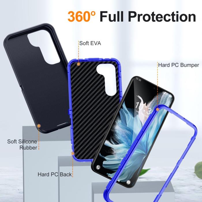 Bild 3,  Galaxy S25 Plus / S24 Plus Skal Xtreme Shockproof Blå - Teknikhallen.se