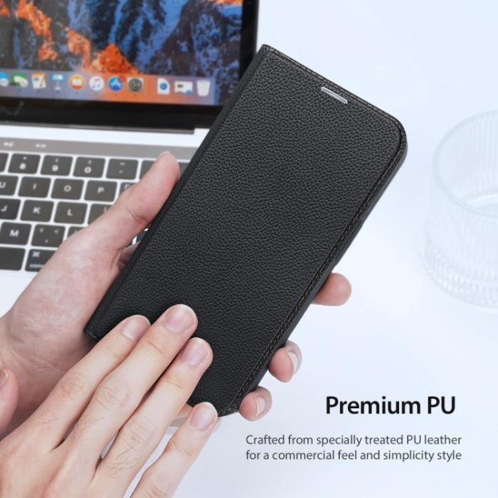 Bild 4, DUX DUCIS DUX DUCIS iPhone 14 Pro Fodral Skin X2 Premium Svart - Teknikhallen.se