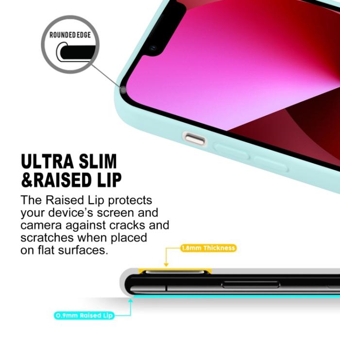 Bild 5, Mercury GOOSPERY Mercury Goospery iPhone 14 Skal Liquid Skin Touch Mint - Teknikhallen.se