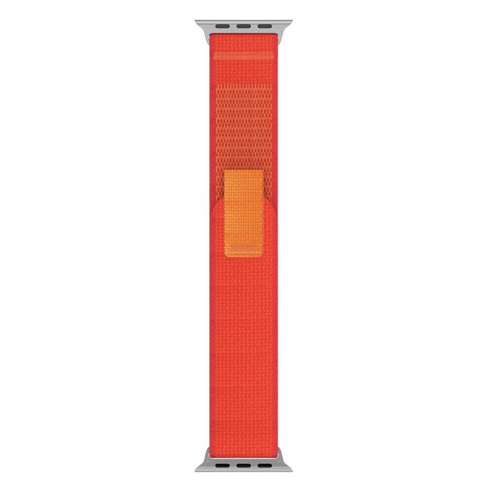 Bild 3, ColorPop Apple Watch 42/44/45/46/49 mm Armband Nylon Trail Loop Orangeröd - Teknikhallen.se