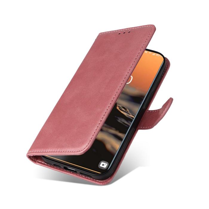 Bild 6,  Samsung Galaxy S23 Ultra Fodral Läder Roséguld - Teknikhallen.se
