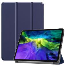  iPad Air 2026-2020 / Pro 11 Fodral Tri-Fold M&ouml;rk Bl&aring; - Teknikhallen.se