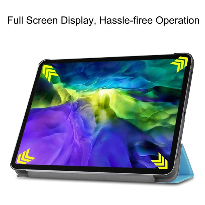 Bild 4,  iPad Air 2026-2020 / Pro 11 Fodral Tri-Fold Ljus Blå - Teknikhallen.se