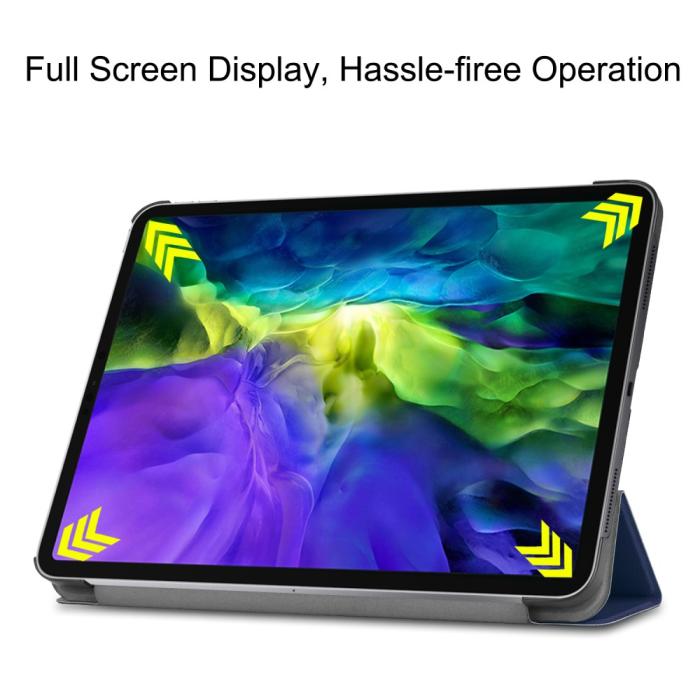 Bild 4,  iPad Air 2026-2020 / Pro 11 Fodral Tri-Fold Mörk Blå - Teknikhallen.se