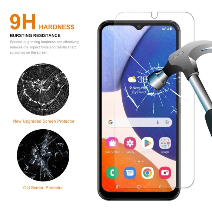 Bild 2, ENKAY ENKAY Samsung Galaxy A14 4G/5G Skärmskydd Härdat Glas - Teknikhallen.se